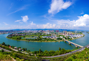田东县城全景
